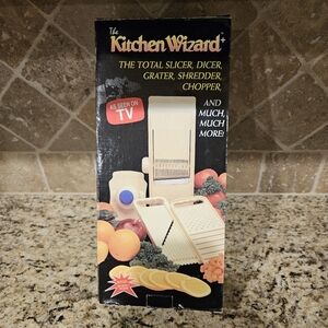 Kitchen Wizard, The Total Slicer, Dicer, Grater, Shredder, Chopper